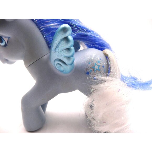 My Little Pony G3 MLP Silver Glow Pegasus Crystal Princess Wings 2005 VTG - Picture 4 of 9